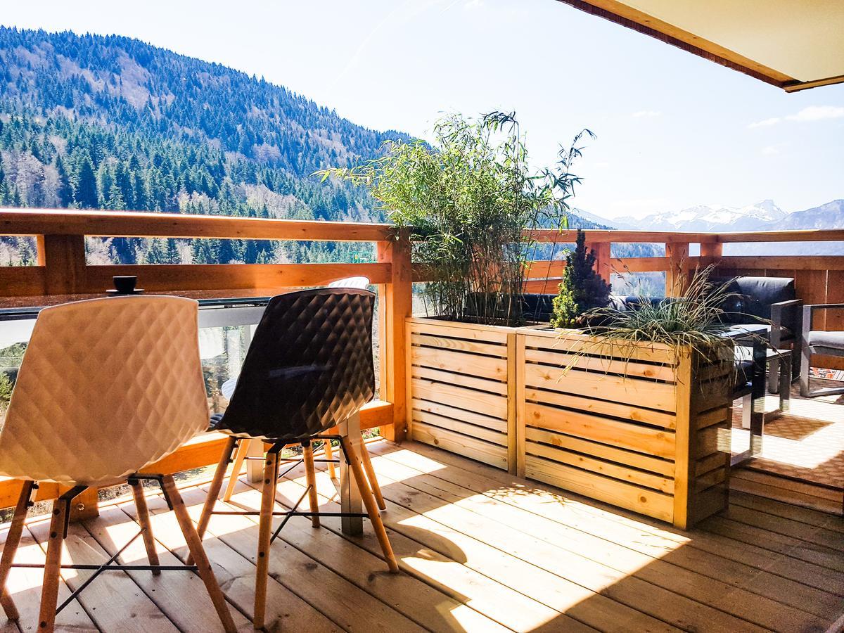Appt Primeveres - Centre Village, Vue Montagne - Aravistour Saint-Jean-de-Sixt Exterior foto